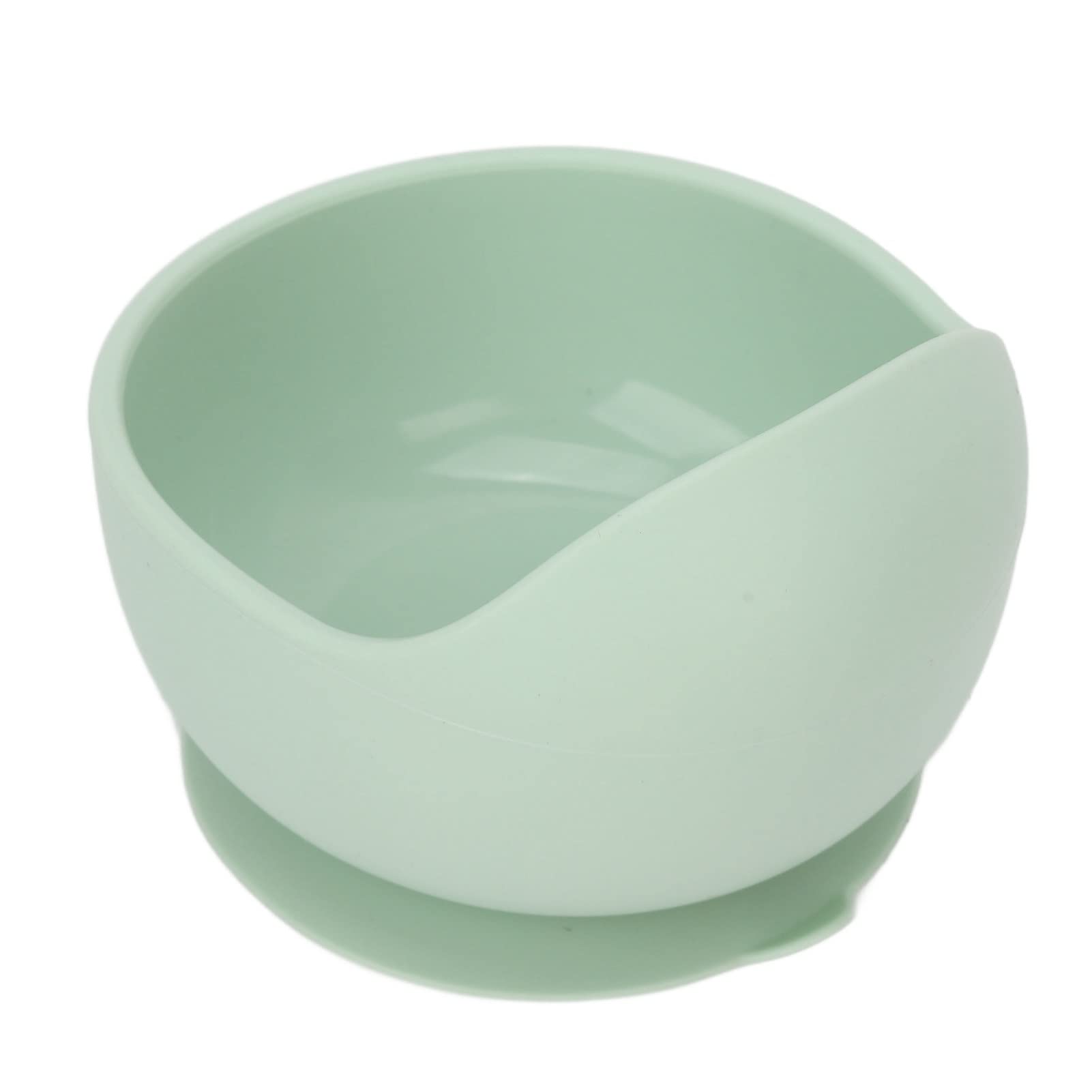 Suction Bowls for Baby toddler Selffeeding, Leak Proof Silicone Bowl Baby Bowl Stay Bowls with High Suction Base Great for Feeding Kids toddler Baby Bowls Tableware Put Silicone Dietary Aids(Green)