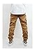 URBANJ MEN'S WHEAT CARGO TWILL JOGGER PANTS
