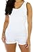 Alaroo Women Casual Scoop Neck White Short Bodysuit,Dark-white,Small