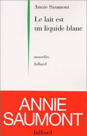 Le  lait est un liquide blanc