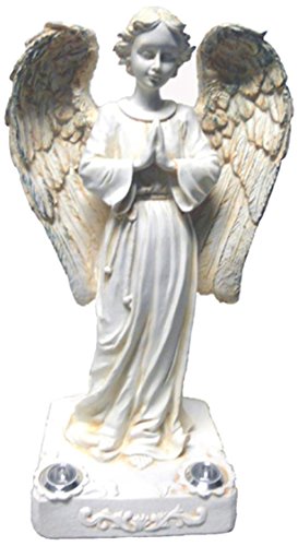 GSL SS-GSL-PL029 13" Praying Angel with 2 Yellow LED Solar Light