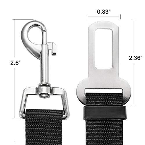 Musonic Dog Safety Vest Harness with Safety Belt for Most Car, Travel Strap Vest with Car Seat