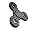 Tri Fidget Hand Spinner - 2017 Best Fidget Spinner Toy For Relieving ADHD, Anxiety - EDC Finger Toy, Work Ultra Fast Bearings Great Gift (Black)