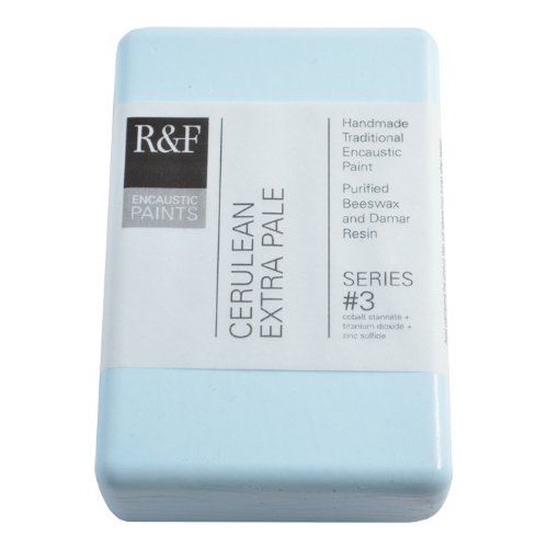 R&F Encaustic 333ml Paint, Cerulean Extra Pale