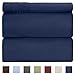 Twin Size 3 Piece Sheet Set - Comfy Breathable & Cooling Bed Sheets Set - Hotel Luxury Bedding for Women, Men, Kids, Teens, Boys & Girls - Deep Pockets, Ultra-Soft, Wrinkle Free - Oeko-Tex - Navy Blue