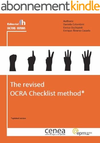 Download The Revised OCRA Checklist method (English Edition) PDF