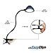 Eazyclips LED Clip on Desk Lamp - Versatile Table Light - Two Brightness Levels