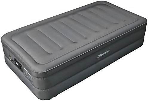 Altimair Twin-size Raised Air Bed Laminated Nylon Polyester Fabric Air Mattress