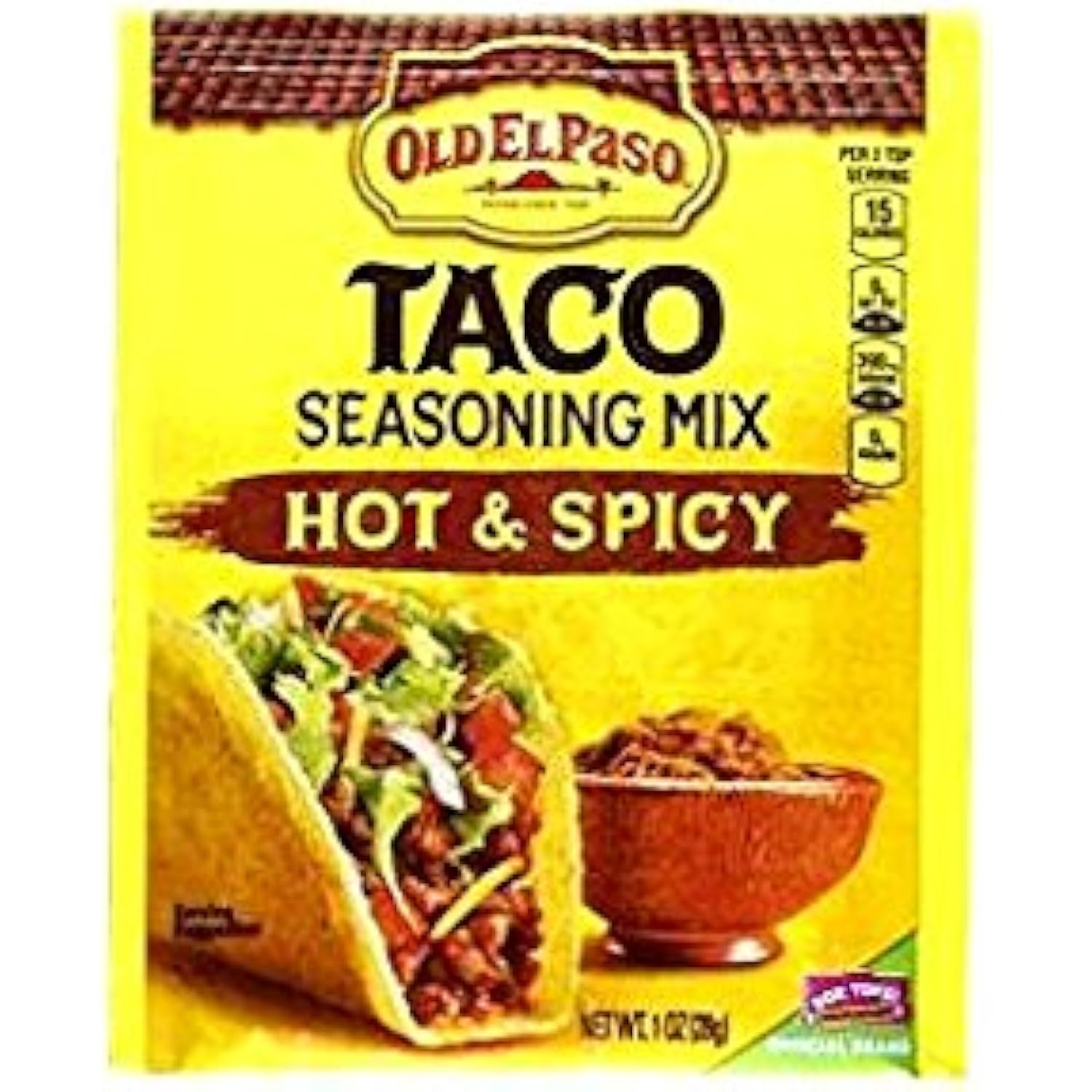 Old El Paso Hot & Spicy Taco Seasoning (Pack of 3) 1 oz Packets eBay