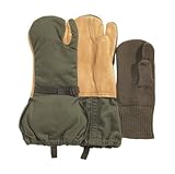 GI. Leather Trigger Finger Mittens