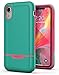 ENCASED Protective iPhone XR Case (Military Grade) Full Body Heavy Duty Protection (2018 Rebel Armor) (Ocean Teal Pink)