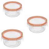 Snapware 6-Piece Total Solution Round Food Storage Set, Glass