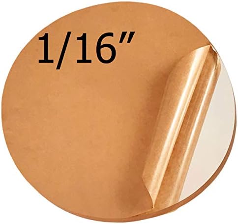 Acrylicblank Glossy Clear Acrylic Circle Disc (8 inch Diameter, 1/16 inch Thick Glossy Clear) More Colors and Sizes are Available
