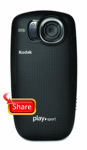 Kodak PlaySport (Zx5) HD Waterproof Pocket Video Camera Black