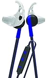 Tzumi Bluetooth Wireless Stereo ProBuds Sports Earbuds - Rechargeable Wireless Headphones with Powerful Bass - Built in High Definition Microphone and Remote Music Control - Blue