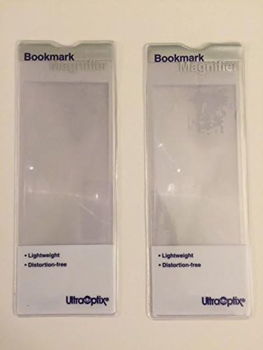 Set of 2 UltraOptix Bookmark Magnifiers