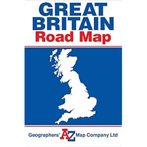 Great Britain A-Z-Road Map Landkaart – Gevouwen Kaart, 16 maart 2017