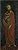 The high quality polyster Canvas of oil painting 'Style of Ambrogio Bergognone-Saint Paul,late 15th century' ,size: 30x83 inch / 76x212 cm ,this Reproductions Art Decorative Prints on Canvas is fit for Hallway artwork and Home artwork and Gifts