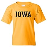 YS01 - Iowa Hawkeyes Basic Block Youth T-Shirt