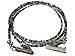 ATLanyards Purple, Teal and Black Clip Eyeglass Holder - Eyeglass Necklace with Silver Clips