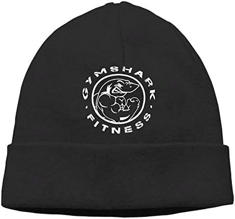 Zlkshop17 GYM Shark Print Printed Comic Head Cap Snapback Cap Hip Hop Hat Knit Cap