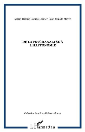 De la psychanalyse à l'haptonomie