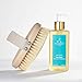 Aromatherapy Associates Revive Body Brush, Natural Dry Brush to Exfoliate Skin and Boost Circulation, Cellulite Brush Made of Natural and Sustainable Materials (1 Count)