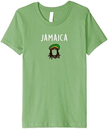 Kids Jamaica Rasta T-shirt Jamaican Rastafarian Tee  12 Grass