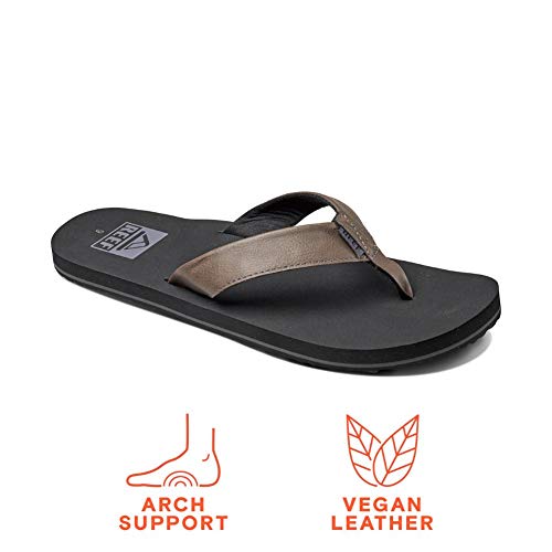 Reef Men's Sandals, Reef Twinpin, Grey, 11 | Pricepulse