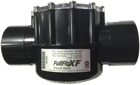 Pentair 263060 FullFloXF 2-way Check Valves CPVC 2-1/2" x 3" - 2.5"/3"