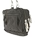 Baggallini Multi Pocket Crossbody/Waist Bag for Women - Highly Functional, Durable Design for Travel, Sightseeing, or Shopping - Great Utility Purse (Black/Khaki)