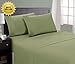 HC COLLECTION Bed Sheet & Pillowcase Set Hotel Luxury 1800 Series Egyptian Quality Bedding Collection! Deep Pocket, Wrinkle & Fade Resistant,Luxurious,Comfortable,Extremely Durable(King, Sage)