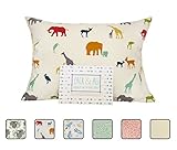 Zack & Ali 100% Organic Toddler Pillowcase (Safari), 13 X 18, Made in USA!