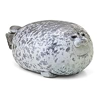 MOGOI Chubby Blob Seal Pillow, Ultra Soft Hug Plush Pillow Kawaii Stuffed Cotton Animal Plush Toy Gift for Kids and Adults,2