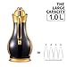 Quality Thermal Carafe by Eglaf/Gorgeous Thermal Pitcher/Vacuum Insulated Double Wall Inner/Carafe for Tea and Coffee - Coffee Pot / - Keep Hot or Cold / 1L(Black with Gulch Gold)
