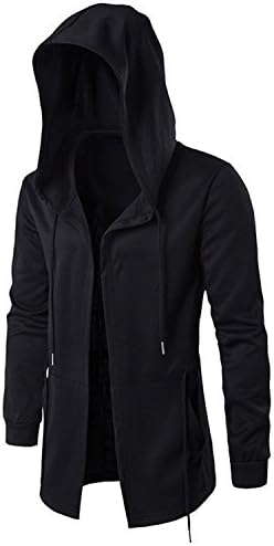 Richard Nguyen New Hoodies Men Black Cardigan Hoodie Men Hooded Mantle Assassin Creed Clothing M-5Xl Hoodies Outerwear