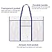 Large Bulletin Board Storage Bag (31 x 25 inch), Opret Posters Organizer Transparent Storage Bag for Artworks, Charts and Teaching Material
