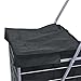 Wellmax WM99504 Nylon Grocery Utility Shopping Cart Liner with Lid, Black, Made Exclusively for WM99024S
