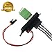 Blower Motor Resistor Complete Kit With Harness Manual AC Controls Compatible with 2003-2006 Chevy Silverado Avalanche Suburban Tahoe,GMC Sierra Yukon Cadillac Escalade 89019088 973-405 22807123 RU126