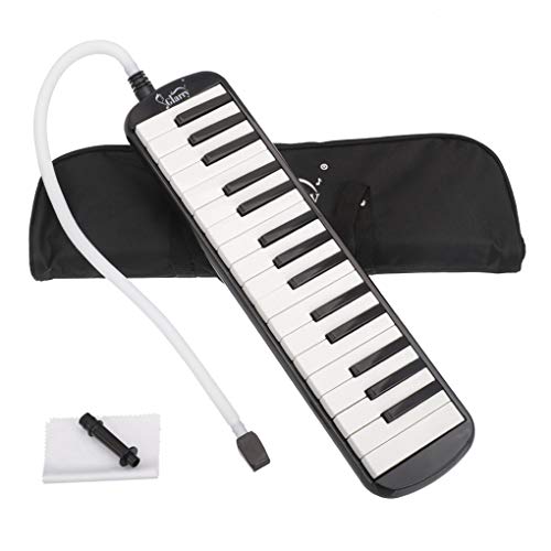MuLuo 32 Keys Melodica Musical Harmonica for Music Lovers with One mouthpieces and Carrying Bag