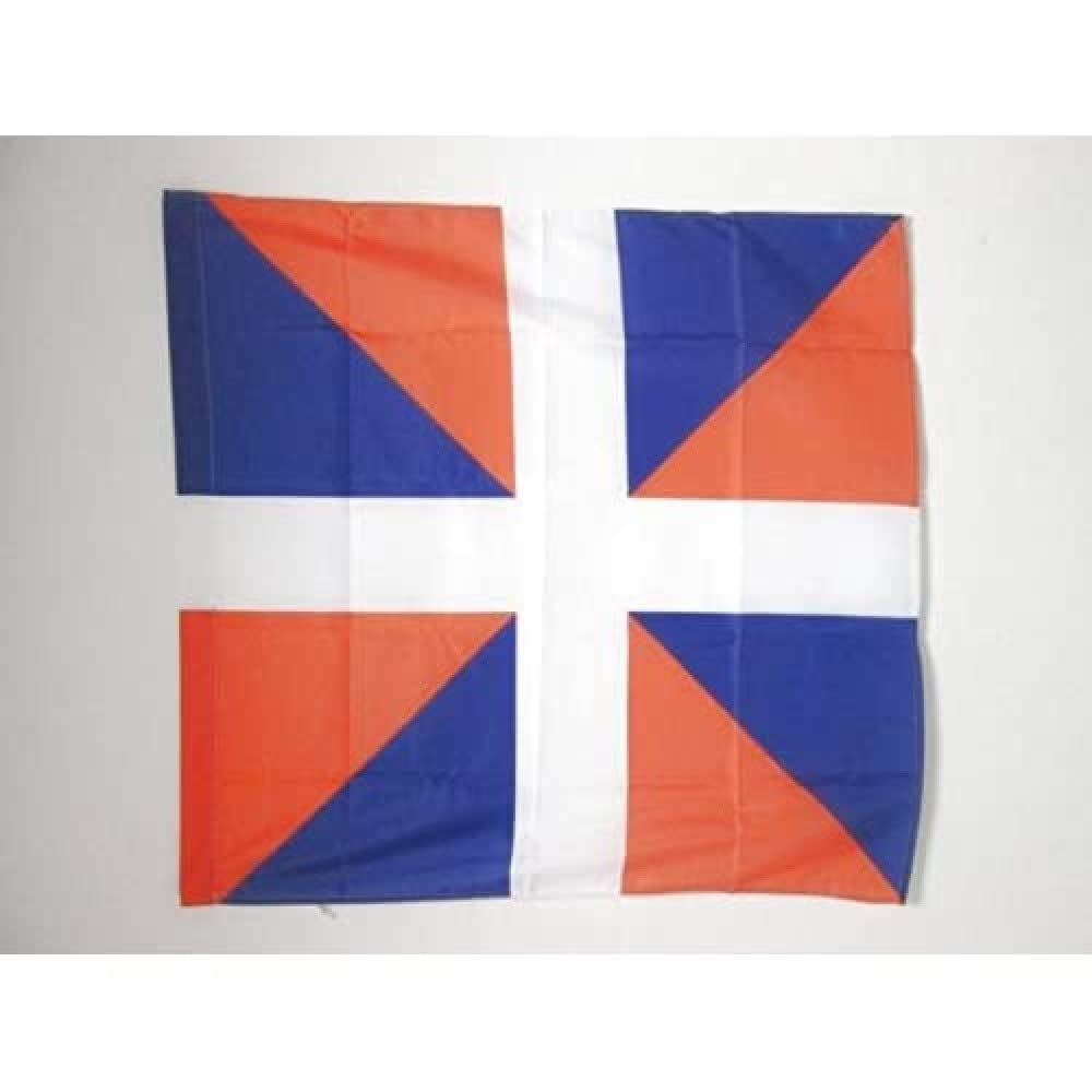 AZ FLAG - Perche Infantry regiment Flag - 3x3 Ft - 100% Polyester Perche Banner with Sleeve - Fade Resistant - Vivid Colors - 3' x 3' Feet - 90x90 Cm