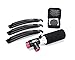 BC Bicycle Company CO2 Inflator Flat Tire Repair Kit Six Self-Adhesive Patches and Set of Three Bike Tire Levers - Must Have Tools for Most Inner Tube Puncture Repairs.