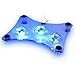 ThreeH USB Fan Laptop Cooling Pad 3 Fans & Blue LED Lights Laptop PS3 / PS4 / PS Slim H-UF01