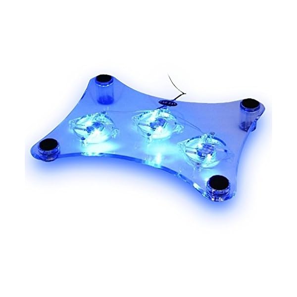 ThreeH-Laptop-Cooling-Pad-with-3-Fans-Blue-LED-Lights-for-Laptop-PS3-PS4-PS-Slim-H-UF01 ThreeH Laptop Cooling Pad with 3 Fans & Blue LED Lights for Laptop PS3 / PS4 / PS Slim H-UF01