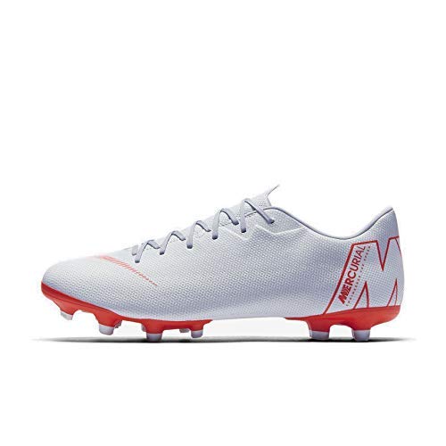 NIKE Mercurial Vapor 12 Academy MG Soccer Cleat (Wolf Grey) (Men s 8/Women s 9.5)