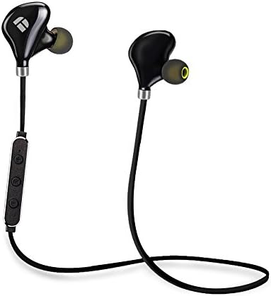 Wireless Bluetooth Headphones, DolTech 4.0 CSR8645 Solution IPX4 Sweat Proof Stable Fit In Ear Workout Earphones Magnetic Earbuds Built-in Mic Noise Cancelling (816 Black)