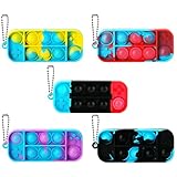 Leencum 5Pcs Mini Simple Fidget Toy Stress Relief