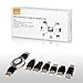Daffodil USB Adapter Kit - 1m Retractable USB Extension Cable with 6 Convertors [ USB A Male/A Female/B Male USB/Mini 5 pins/Mini 4PA / Mini 4P / Mini 1394] …