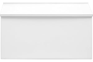 Dalmbox Wall-Mount Mailbox Large Mailbox for Post Rust-Proof Galvanized Steel Box for Outside or Townhouse Horizontal Style, White, 15.7” x 4.3” x 9.4”