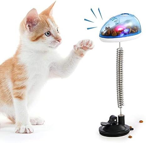 Dadypet Jouet Pour Chiens Distributeur De Croquettes Pour Chien Et Chat Jouet Avec Ventouse Bon Passe Temps Pour Chiot Et D Autre Animal De Compagnie Bleu Amazon Fr Animalerie